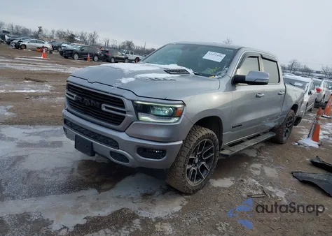 2020 Ram 1500 Rebel из США, поврежденный, VIN 1C6SRFLT1LN149877